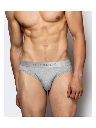 Men's briefs made of Pima cotton ATLANTIC 2Pack - gray