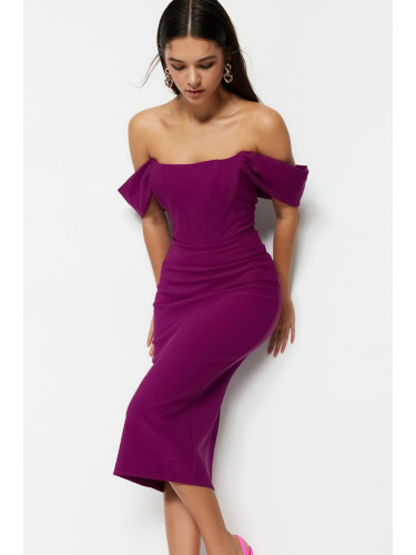 Дамска рокля. Trendyol Ecru