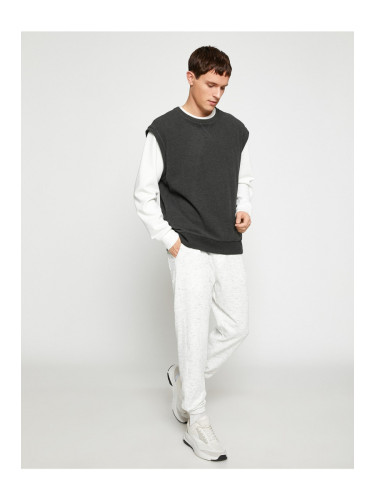 Koton Basic Sports Trousers with Lace-Up Waist, Pocket Detailed.