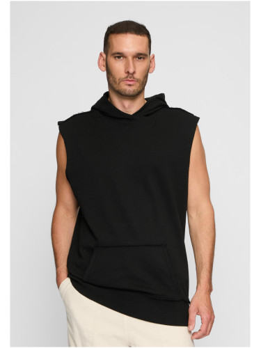 Open Edge Sleeveless Hoody Black