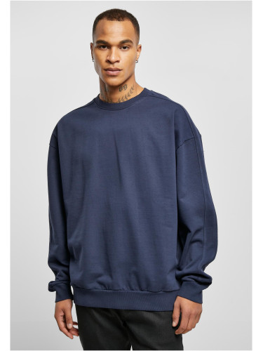 Heavy Terry Garment Dye Crew Dark Blue