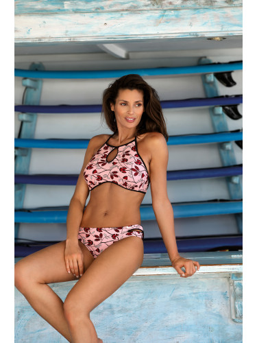 Бански Layla Nero-Frosted M-508 (1) черно-розов