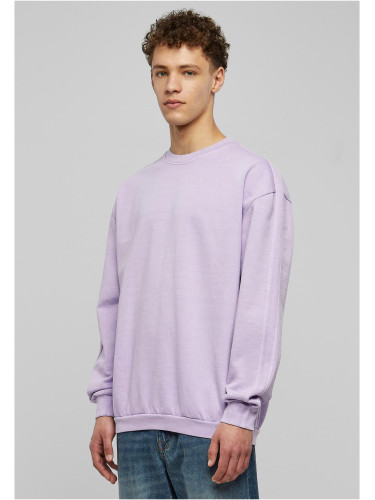 Heavy Terry Garment Dye Crew lilac