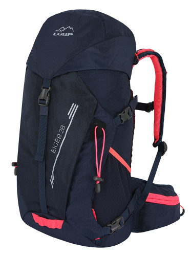 Hiking backpack LOAP EIGER 28 Dark blue/Pink