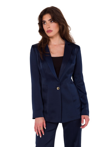 Makover Woman's Jacket K173 Navy Blue