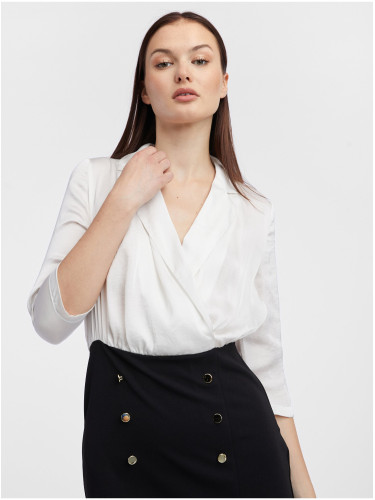 Orsay Cream-Black Women's Sheath Dress - Women's