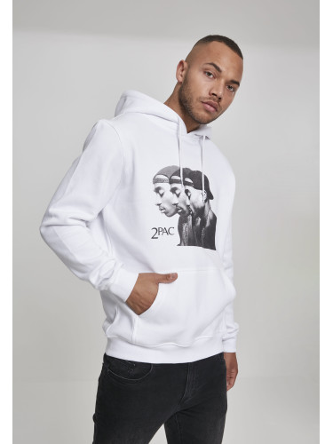 2Pac Faces Hoody white