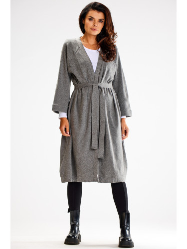 Awama Woman's Cardigan A617 Grey