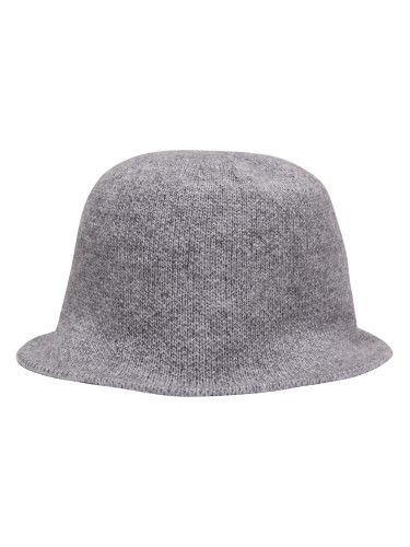 Knitted Bucket Beanie Heathergrey