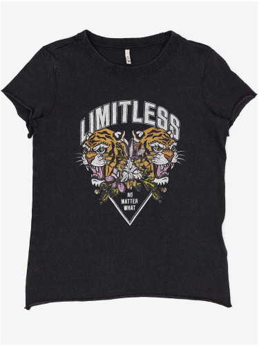 Black girl's T-shirt ONLY Lucy - unisex