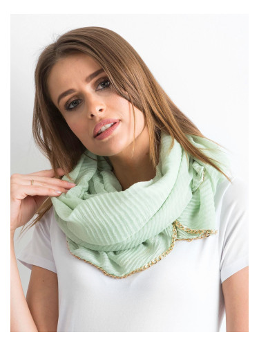 Light green ethereal scarf