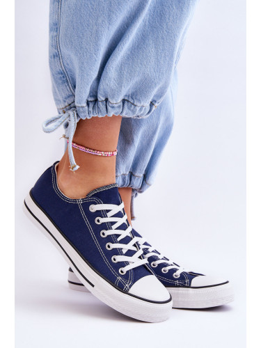 Classic Low Women's Sneakers Navy Blue Vegas