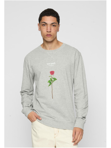 Lost Youth Rose Crewneck Grey