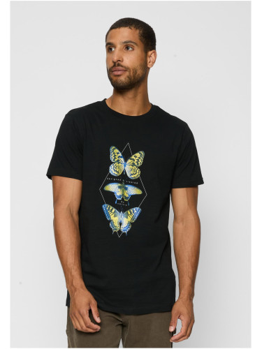 Black T-shirt Butterfly Night