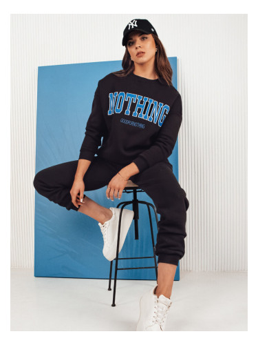 Komplet damski dresowy NOTHING czarny Dstreet