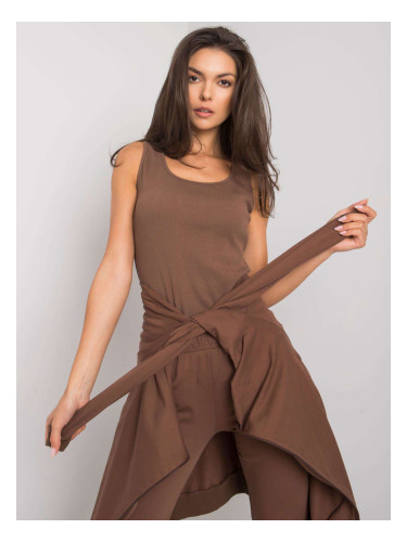 Brown women's casual set