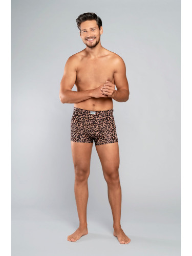 Men's boxer shorts Pantera - beige print