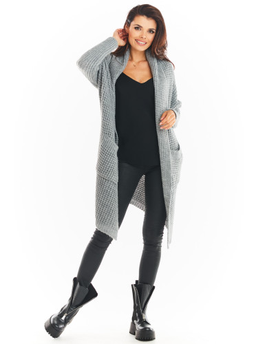 Awama Woman's Sweater A391 Grey