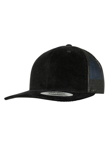 Corduroy Retro Trucker Black