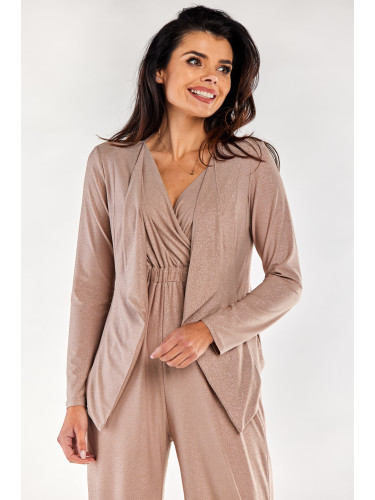 Awama Woman's Jacket A559 Beige