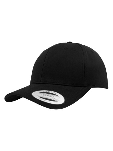 Curved classic snapback black