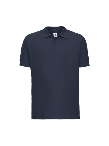 Men's navy blue cotton polo shirt Ultimate Russell