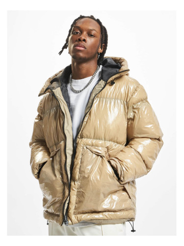DEF Shiny Pufferjacket beige