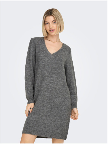 Gray Ladies Sweater Dress JDY Elanora - Women