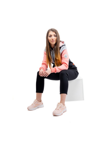 Women's tracksuit GLANO - black/light gray