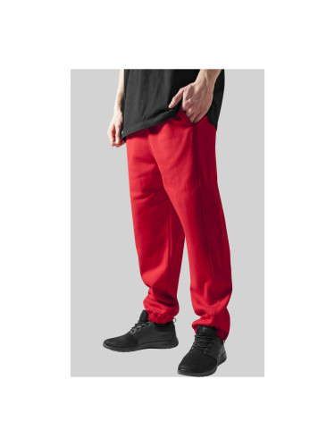 Red sweatpants