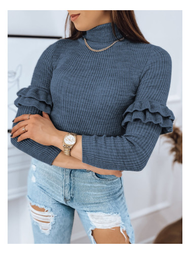 Sweter damski BUFALO niebieski Dstreet