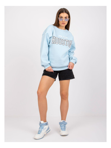 Light blue sweatshirt with Los Angeles print