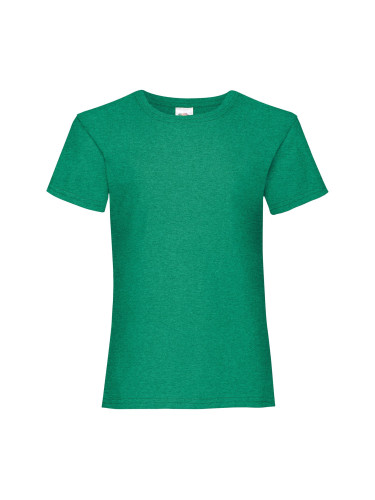 Valueweight Fruit of the Loom Girls' Green T-shirt