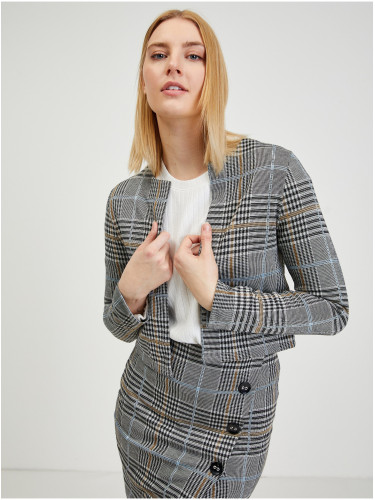 Grey ladies checkered jacket ORSAY - Ladies