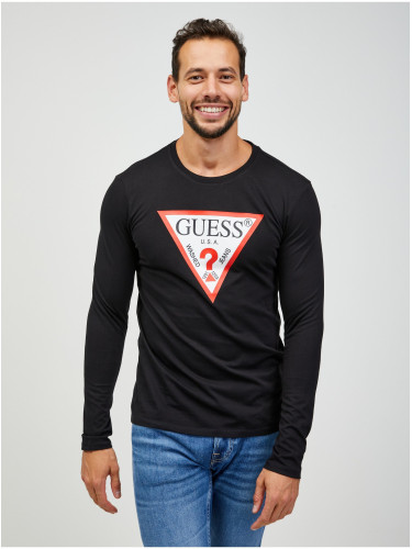 Guess Man's Longsleeve Shirt M2YI31I3Z11 JBLK