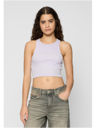 Women's Cropped Rib Top 2-Pack Softseagrass+Lilac