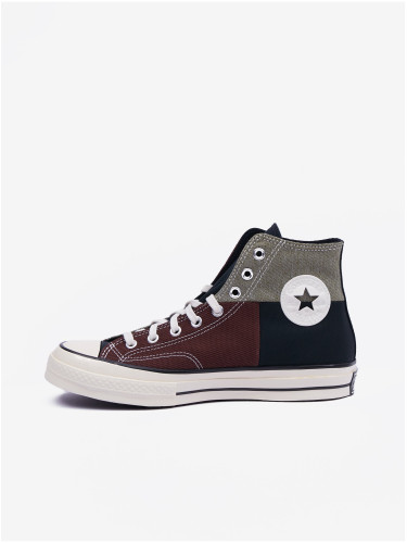 Grey-brown men's ankle sneakers Converse Chuck 70