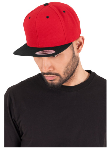 Classic Snapback 2-Tone Red/blk