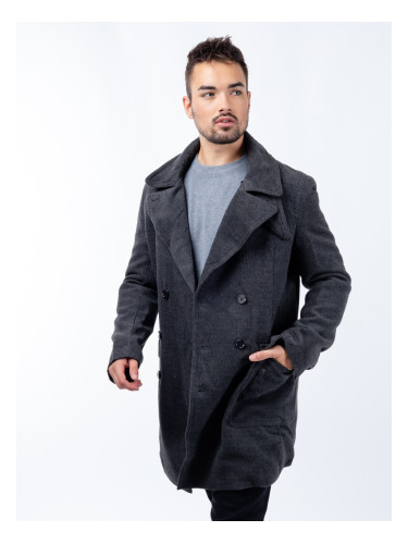 Men's coat GLANO - dark grey