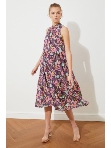 Дамска рокля. Trendyol Multi-color patterned