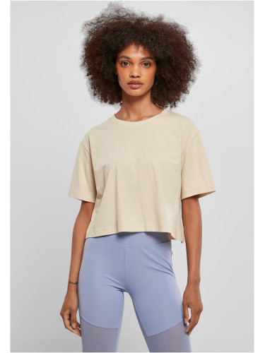 Women's short oversized T-shirt from the soft sea
