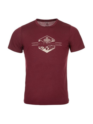 Men's outdoor T-shirt Kilpi GAROVE-M dark red