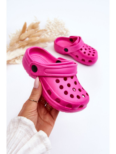 WJ1 Бебешка пяна Crocs Slides Pink Percy