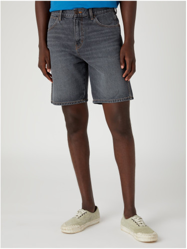 Men's Grey Denim Shorts Wrangler - Men