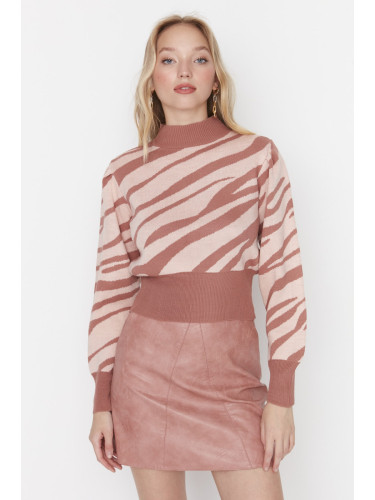 Дамски пуловер Trendyol Zebra Patterned