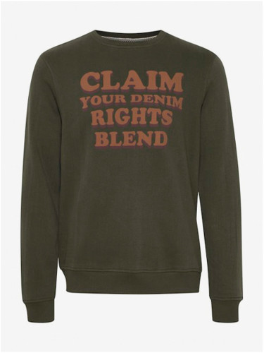 Khaki Sweatshirt Blend - Men