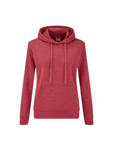 Czerwona bluza z kapturem Hooded Sweat Fruit of the Loom