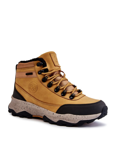 Men's insulated trekking shoes Cross Jeans KK1R4026C Camel