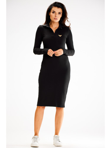 Awama Woman's Dress A605 Black