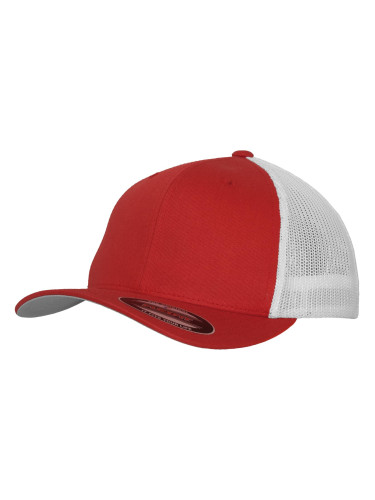 Flexfit Mesh Trucker 2-Tone Red/wht